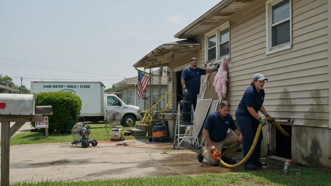 Water Damage Repair in Oil City, LA near me